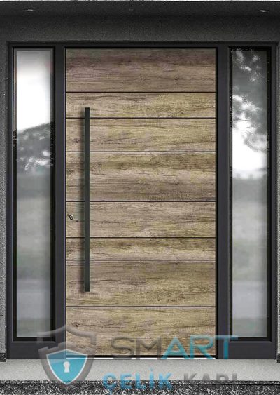 Kompak Lamine Kaplama Villa Kapısı Cloudy