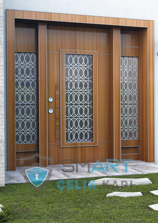 Villa Giriş Kapısı Kompozit Kaplama Prada