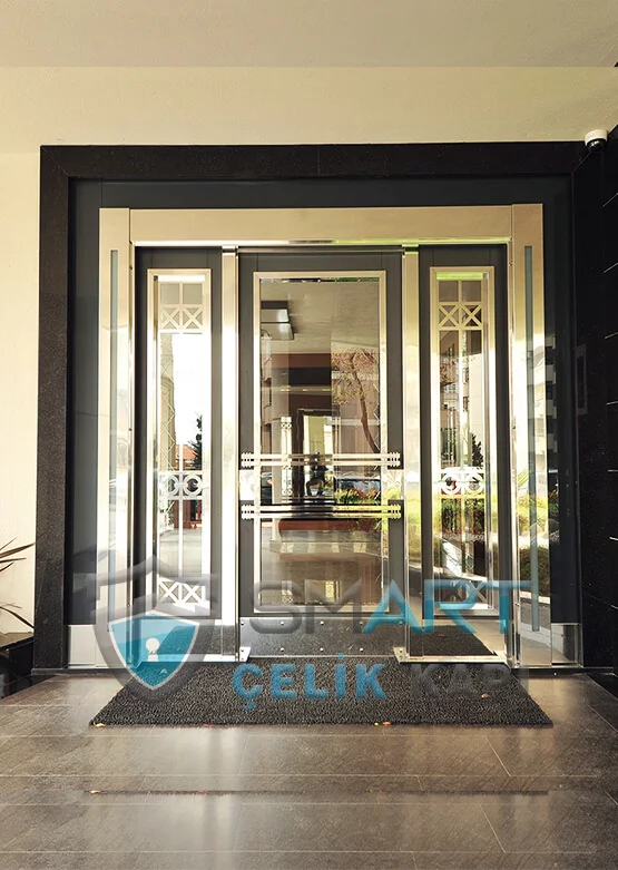 Kompozit Apartman Kapısı Bina Giriş Kapısı SBK-007