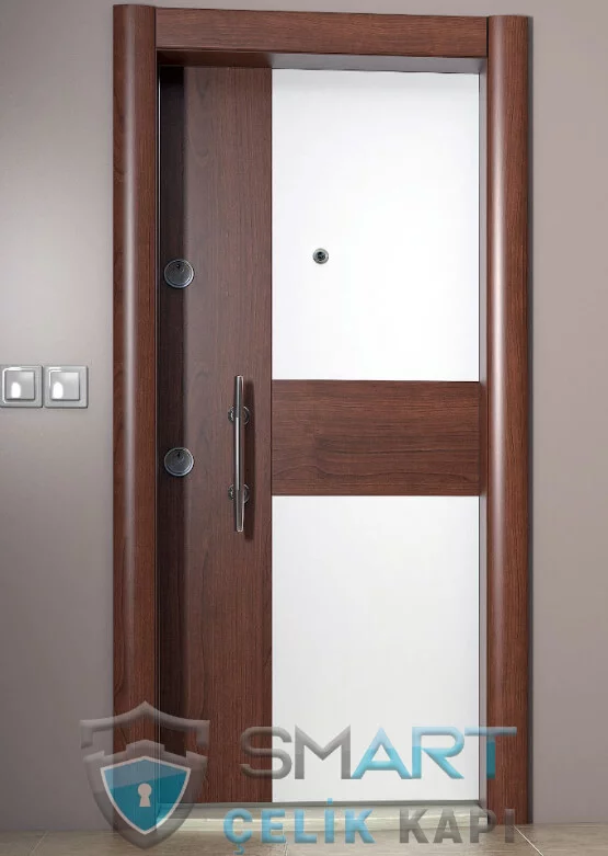 Linda modern çelik kapı modelleri dila ahşap kaplama çelik kapı daire kapısı