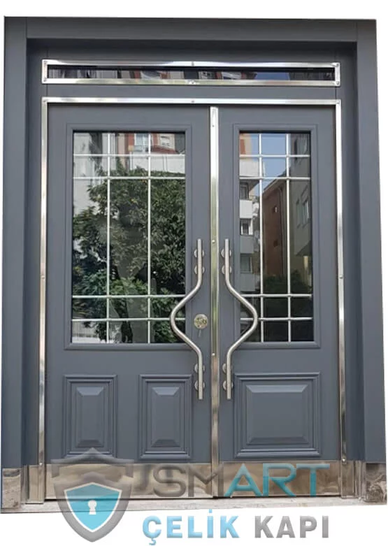 Antrasit Apartman Kapısı Bina Giriş Kapısı Anita