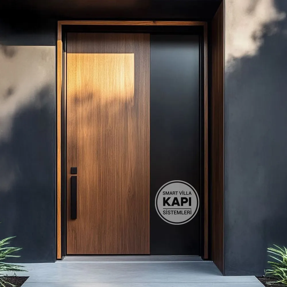 Modern Ahşap Villa Kapısı – SDR-13