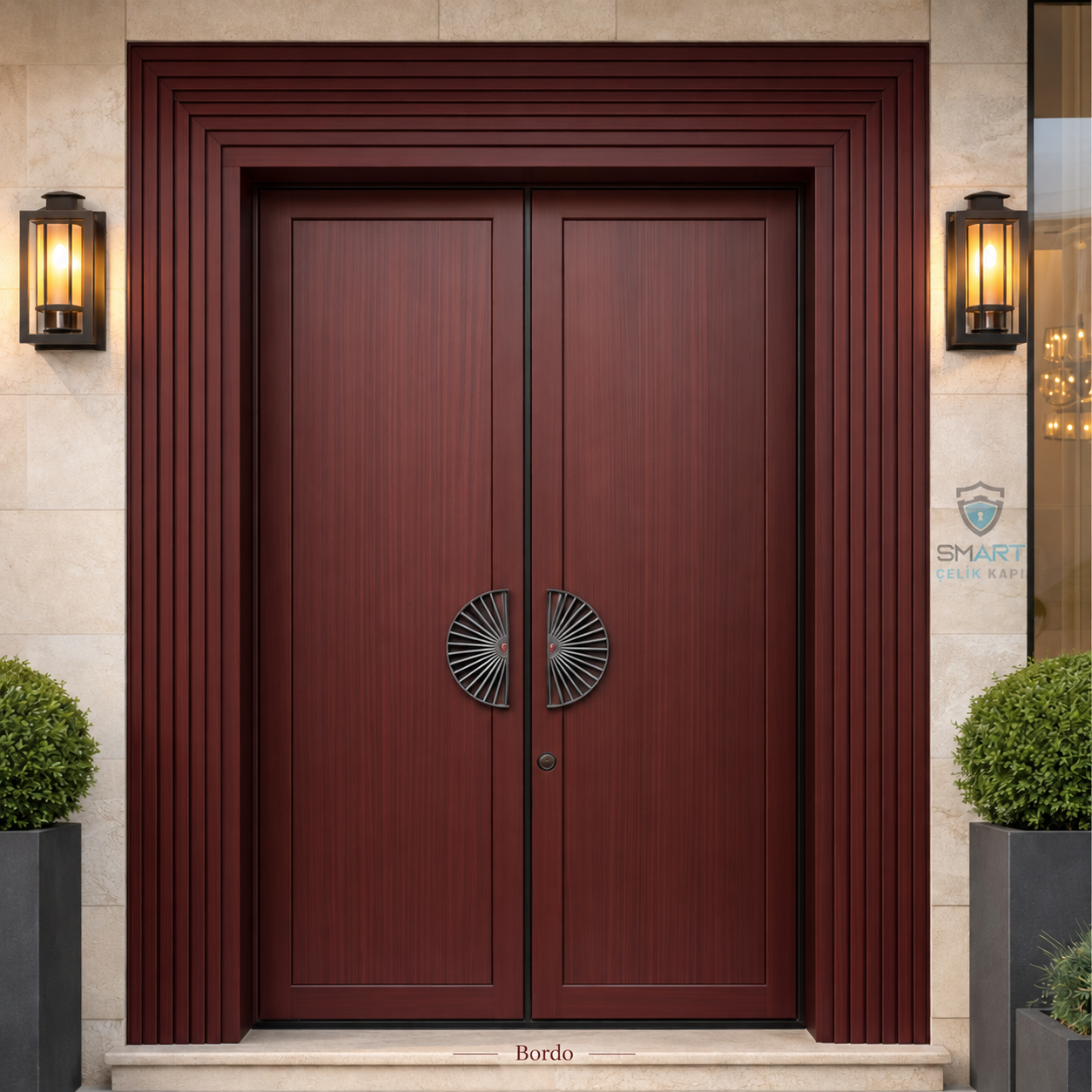 Prestij Ahşap Modern Villa Kapısı – B20 - Görsel 2