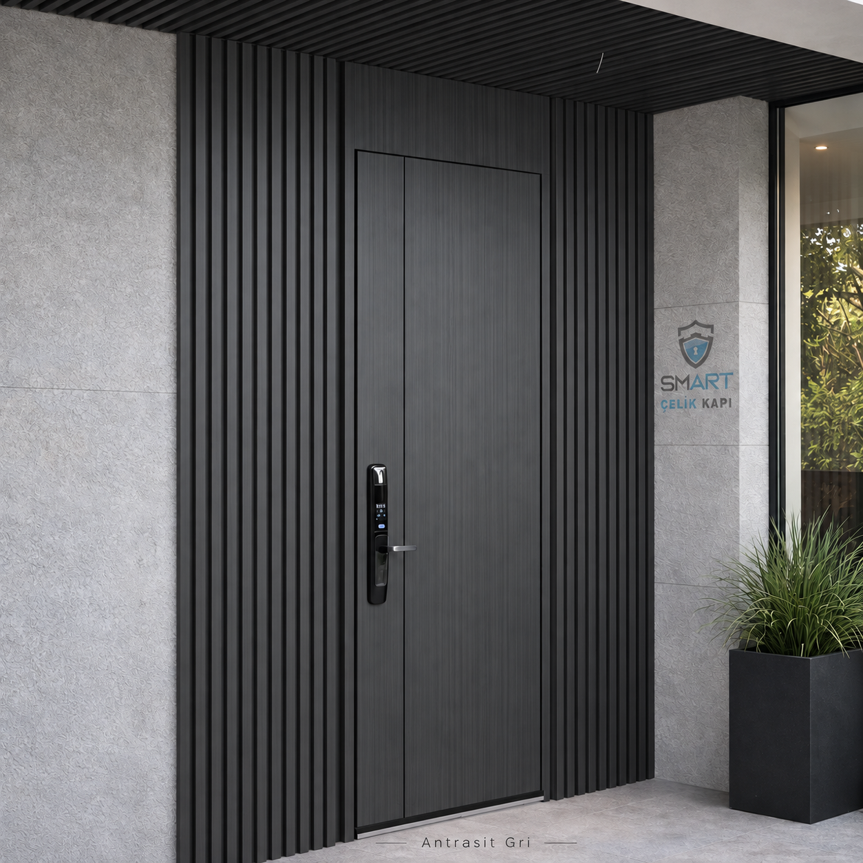 Doğal Ahşap Modern Villa Kapısı – B21 - Görsel 7