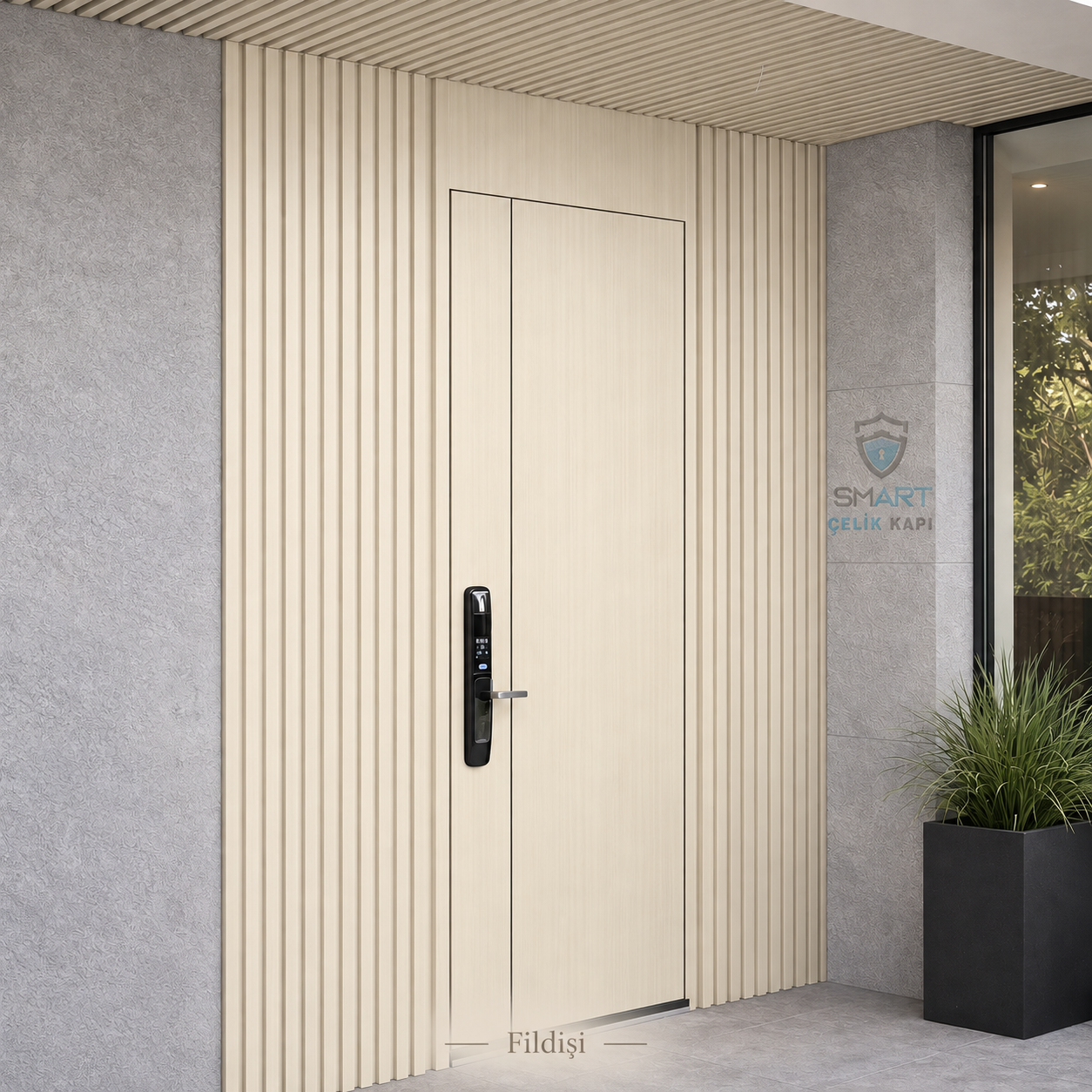 Doğal Ahşap Modern Villa Kapısı – B21 - Görsel 6