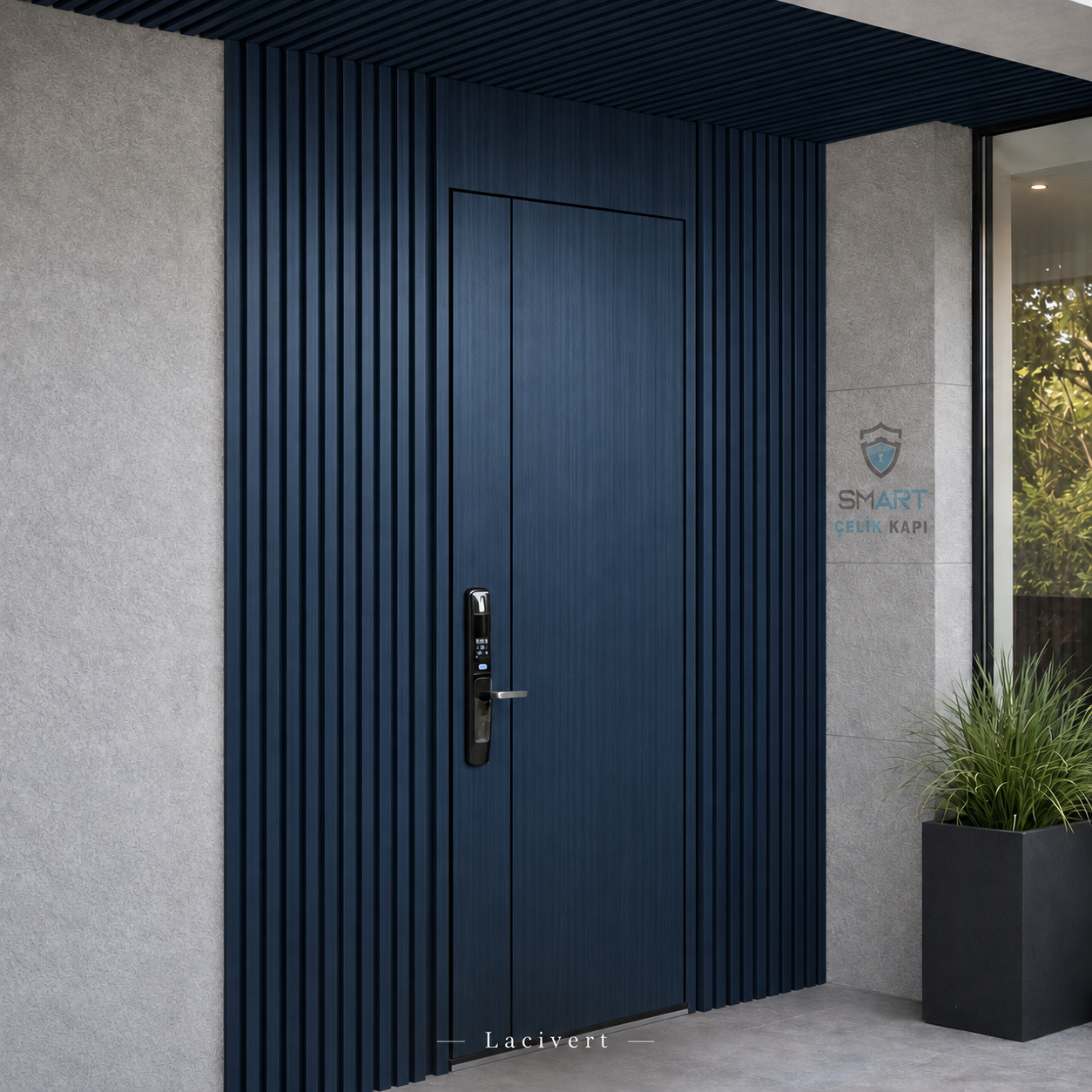Doğal Ahşap Modern Villa Kapısı – B21 - Görsel 3